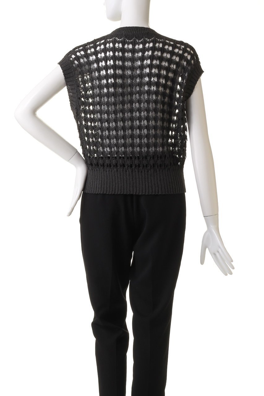 【ミズイロ インド/mizuiro ind】のpattern knitting c/neck vest ベスト 人気、トレンドファッション・服の通販 founy(ファニー) 　ファッション　Fashion　レディースファッション　Fashion for Women　トップス・カットソー　Cut & Sew Tops　ニット　Knit Tops & Sweaters　ベスト&ジレ / 重ね着スタイル　Vests & Gilets　カジュアルプルオーバー・ニットトップス　Pullovers & Knit Tops / Casual Pullovers　ショート　Short, Short Length　トレンド　Trend, Trending Now　ベスト　Vest, Waistcoat　other-4|ID: prp329100004608770 ipo3291000000032949124