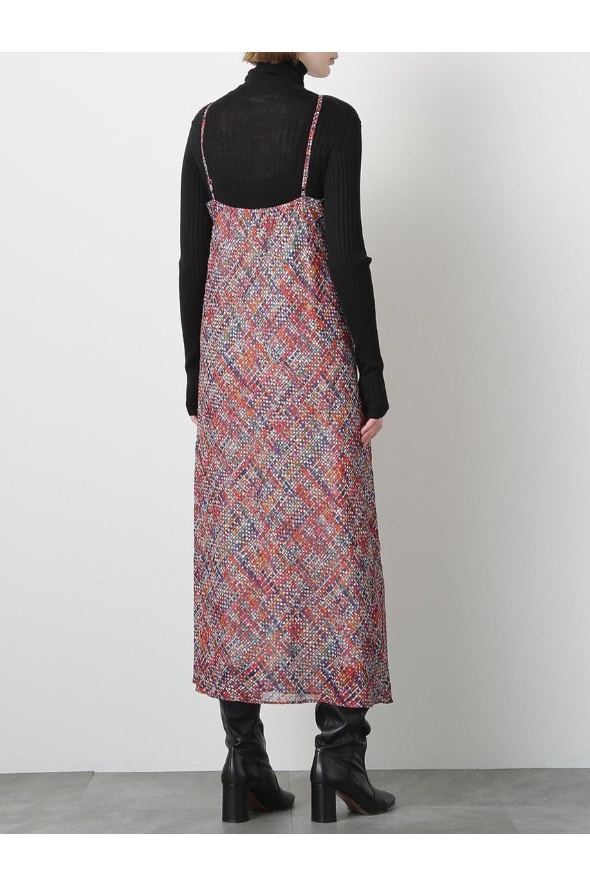 【ヒューエルミュージアム/hueLe Museum】の【STUMBLY】Printed Maxi Camisole Dress 人気、トレンドファッション・服の通販 founy(ファニー) 　ファッション　Fashion　レディースファッション　Fashion for Women　ワンピース　Dresses　フォーマル・パーティードレス・結婚式用ドレス　Elegant & Casual Dresses　チュニック　Tunic Tops & Dresses　キャミソール　Camisole, Spaghetti Strap Top　シンプル　Simple, Minimal　ジャカード／ジャガード　Jacquard, Woven Pattern　ジャケット　Jacket, Outerwear　タンク　Tank Top, Sleeveless Top　タートルネック　Turtleneck, High Neck　チュニック　Tunic, Long Top　ツイード　Twill, Twill Weave　ドレス　Dress, One-Piece　バイアス　Bias, Diagonal Cut　プリント　Print, Printed Pattern　マキシ　Maxi, Full Length　ロング　Long, Long-Length　新作・新入荷　New Arrivals / New In　無地　Plain, Solid Color　other-5|ID: prp329100004608771 ipo3291000000032949146