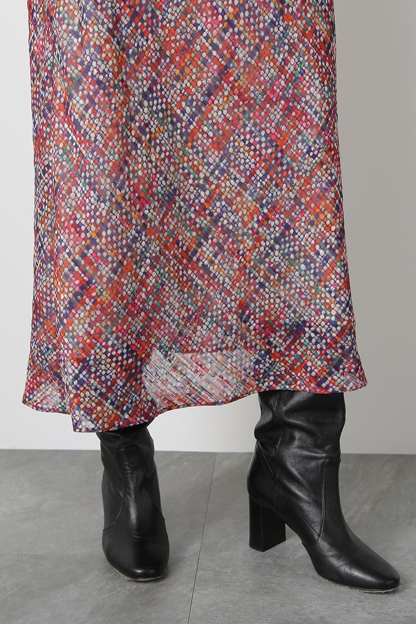 【ヒューエルミュージアム/hueLe Museum】の【STUMBLY】Printed Maxi Camisole Dress 人気、トレンドファッション・服の通販 founy(ファニー) 　ファッション　Fashion　レディースファッション　Fashion for Women　ワンピース　Dresses　フォーマル・パーティードレス・結婚式用ドレス　Elegant & Casual Dresses　チュニック　Tunic Tops & Dresses　キャミソール　Camisole, Spaghetti Strap Top　シンプル　Simple, Minimal　ジャカード／ジャガード　Jacquard, Woven Pattern　ジャケット　Jacket, Outerwear　タンク　Tank Top, Sleeveless Top　タートルネック　Turtleneck, High Neck　チュニック　Tunic, Long Top　ツイード　Twill, Twill Weave　ドレス　Dress, One-Piece　バイアス　Bias, Diagonal Cut　プリント　Print, Printed Pattern　マキシ　Maxi, Full Length　ロング　Long, Long-Length　新作・新入荷　New Arrivals / New In　無地　Plain, Solid Color　other-8|ID: prp329100004608771 ipo3291000000032949165
