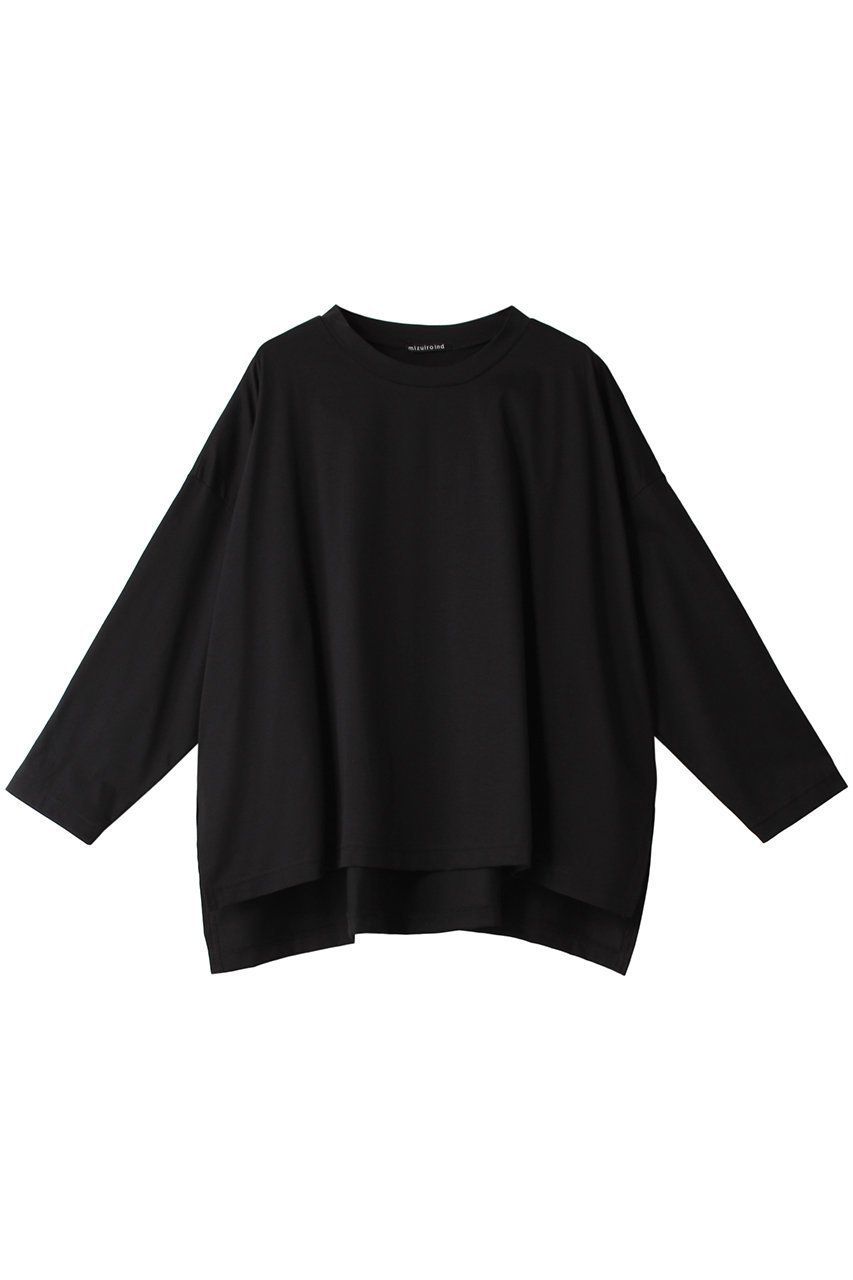 【ミズイロ インド/mizuiro ind】のhi-gauge c/neck wide PO プルオーバー インテリア・キッズ・メンズ・レディースファッション・服の通販 founy(ファニー) 　ファッション　Fashion　レディースファッション　Fashion for Women　トップス・カットソー　Cut & Sew Tops　ニット　Knit Tops & Sweaters　カジュアルプルオーバー・ニットトップス　Pullovers & Knit Tops / Casual Pullovers　シンプル　Simple, Minimal　スリット　Slit, Slit Detail　ワイド　Wide, Wide Fit　定番　Standard, Basic Item　春　Spring　black|ID: prp329100004608772 ipo3291000000032949168