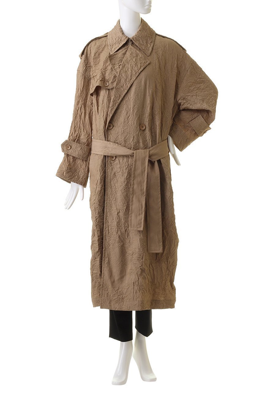 【メゾンスペシャル/MAISON SPECIAL】のWasher Pleats Trench Coat/ワッシャープリーツトレンチコート 人気、トレンドファッション・服の通販 founy(ファニー) 　ファッション　Fashion　レディースファッション　Fashion for Women　アウター　Coat / Outerwear Collection　コート・ロングコート・ピーコート　Long Coats, Peacoats & More　トレンチコート / 春秋の定番アウター　Trench Coats　インナー　Innerwear　エアリー　Airy Texture　シアー　Sheer, See-Through　ジャケット　Jacket, Outerwear　ロング　Long, Long-Length　春　Spring　other-2|ID: prp329100004608775 ipo3291000000035064580