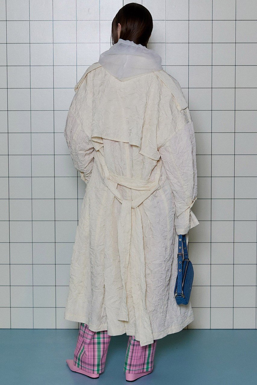 【メゾンスペシャル/MAISON SPECIAL】のWasher Pleats Trench Coat/ワッシャープリーツトレンチコート 人気、トレンドファッション・服の通販 founy(ファニー) 　ファッション　Fashion　レディースファッション　Fashion for Women　アウター　Coat / Outerwear Collection　コート・ロングコート・ピーコート　Long Coats, Peacoats & More　トレンチコート / 春秋の定番アウター　Trench Coats　インナー　Innerwear　エアリー　Airy Texture　シアー　Sheer, See-Through　ジャケット　Jacket, Outerwear　ロング　Long, Long-Length　春　Spring　other-8|ID: prp329100004608775 ipo3291000000035064587
