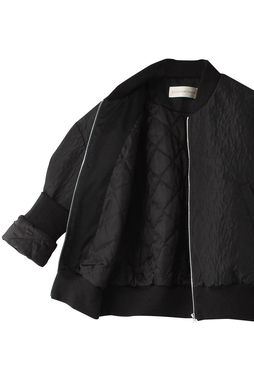 【デザイン ワークス/DESIGN WORKS】のフクレコンパクトブルゾン 人気、トレンドファッション・服の通販 founy(ファニー) 　ファッション　Fashion　レディースファッション　Fashion for Women　アウター　Coat / Outerwear Collection　レディースジャケット・軽アウター　Jackets　ブルゾンジャケット・スポーティアウター　Blouson Jackets　コンパクト　Compact, Small Size　ジャケット　Jacket, Outerwear　スリーブ　Sleeve, Long Sleeve / Short Sleeve　フェミニン　Feminine, Girly　ブルゾン　Blouson, Bomber Jacket　ロング　Long, Long-Length　other-6|ID: prp329100004608777 ipo3291000000032949305