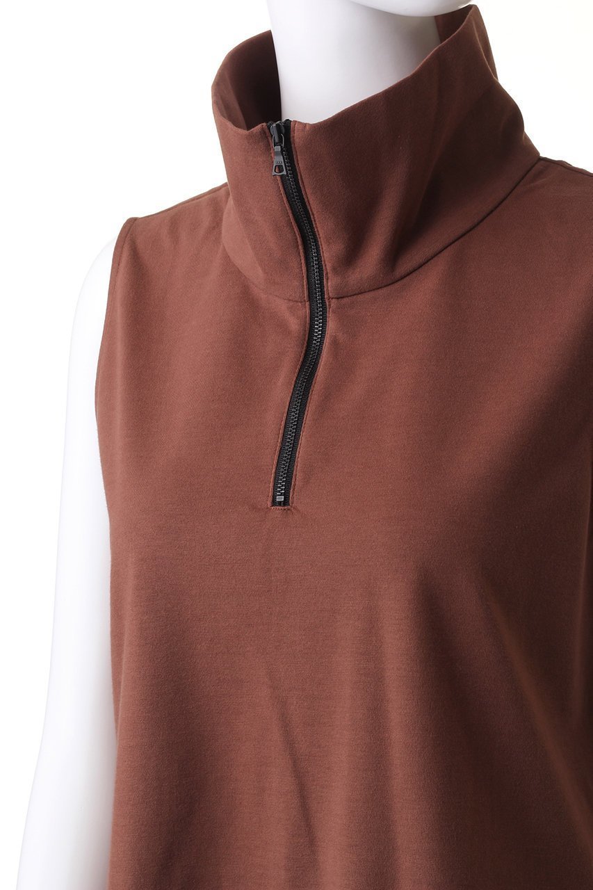 【プレインピープル/PLAIN PEOPLE】のオーガニック天竺ハーフジッププルオーバー 人気、トレンドファッション・服の通販 founy(ファニー) 　ファッション　Fashion　レディースファッション　Fashion for Women　トップス・カットソー　Cut & Sew Tops　ニット　Knit Tops & Sweaters　カジュアルプルオーバー・ニットトップス　Pullovers & Knit Tops / Casual Pullovers　オーガニック　Organic Cotton　スポーティ　Sporty, Casual Athletic　ハイネック　High Neck, Mock Neck　バランス　Balance, Style Balance　ベスト　Vest, Waistcoat　other-5|ID: prp329100004608779 ipo3291000000032949320