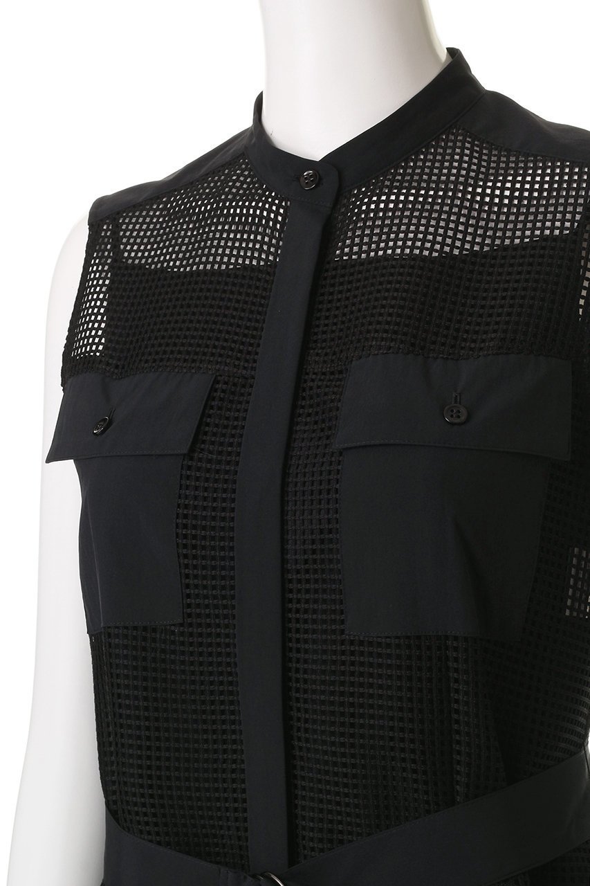 【アナイ/ANAYI】のメッシュポケットコンビワンピース 人気、トレンドファッション・服の通販 founy(ファニー) 　ファッション　Fashion　レディースファッション　Fashion for Women　ワンピース　Dresses　チュニック　Tunic Tops & Dresses　2025年　2025　2025-2026秋冬・A/W　Autumn/Winter 2025–26 AW25–26　おすすめ　Recommended / Our Picks　チュニック　Tunic, Long Top　フィット　Fit, Slim Fit　フレア　Flare, Flared　ペチコート　Petticoat, Underskirt　ポケット　Pocket, Pocket Detail　メッシュ　Mesh, Net Fabric　ロング　Long, Long-Length　旅行　Travel　無地　Plain, Solid Color　A/W・秋冬　Autumn/Winter　other-5|ID: prp329100004608785 ipo3291000000032949454