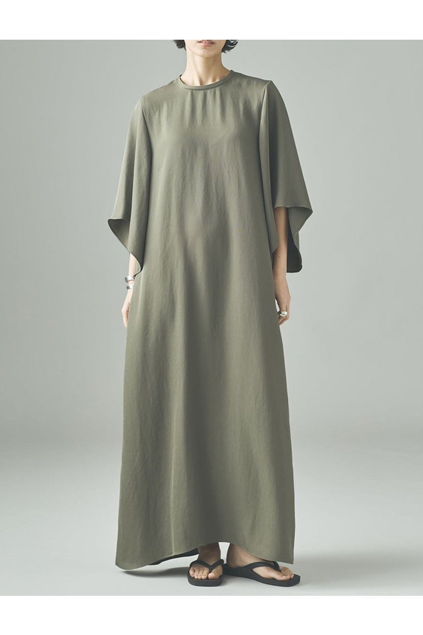 【カレンソロジー/Curensology】のアセテートティードレス 人気、トレンドファッション・服の通販 founy(ファニー) 　ファッション　Fashion　レディースファッション　Fashion for Women　ワンピース　Dresses　フォーマル・パーティードレス・結婚式用ドレス　Elegant & Casual Dresses　チュニック　Tunic Tops & Dresses　インナー　Innerwear　シンプル　Simple, Minimal　チュニック　Tunic, Long Top　ドレープ　Drape, Draping Fabric　ヌーディ　Nude, Nude Tone　ロング　Long, Long-Length　半袖　Short Sleeve, Half Sleeve　新作・新入荷　New Arrivals / New In　日本製　Made In Japan　長袖　Long Sleeve, Full Sleeve　other-2|ID: prp329100004608787 ipo3291000000032949487