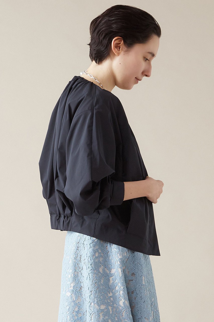 【マルティニーク/martinique】のタフタギャザーブルゾン 人気、トレンドファッション・服の通販 founy(ファニー) 　ファッション　Fashion　レディースファッション　Fashion for Women　アウター　Coat / Outerwear Collection　レディースジャケット・軽アウター　Jackets　ブルゾンジャケット・スポーティアウター　Blouson Jackets　ギャザー　Gathered, Ruffled　ジャケット　Jacket, Outerwear　ストレッチ　Stretch, Stretchy Fabric　タフタ　Taffeta, Structured Fabric　フィット　Fit, Slim Fit　フロント　Front, Front Design　ブラウジング　Blouson Silhouette, Cinched Waist　ブルゾン　Blouson, Bomber Jacket　エレガント 上品　Elegant　other-2|ID: prp329100004608788 ipo3291000000032949500