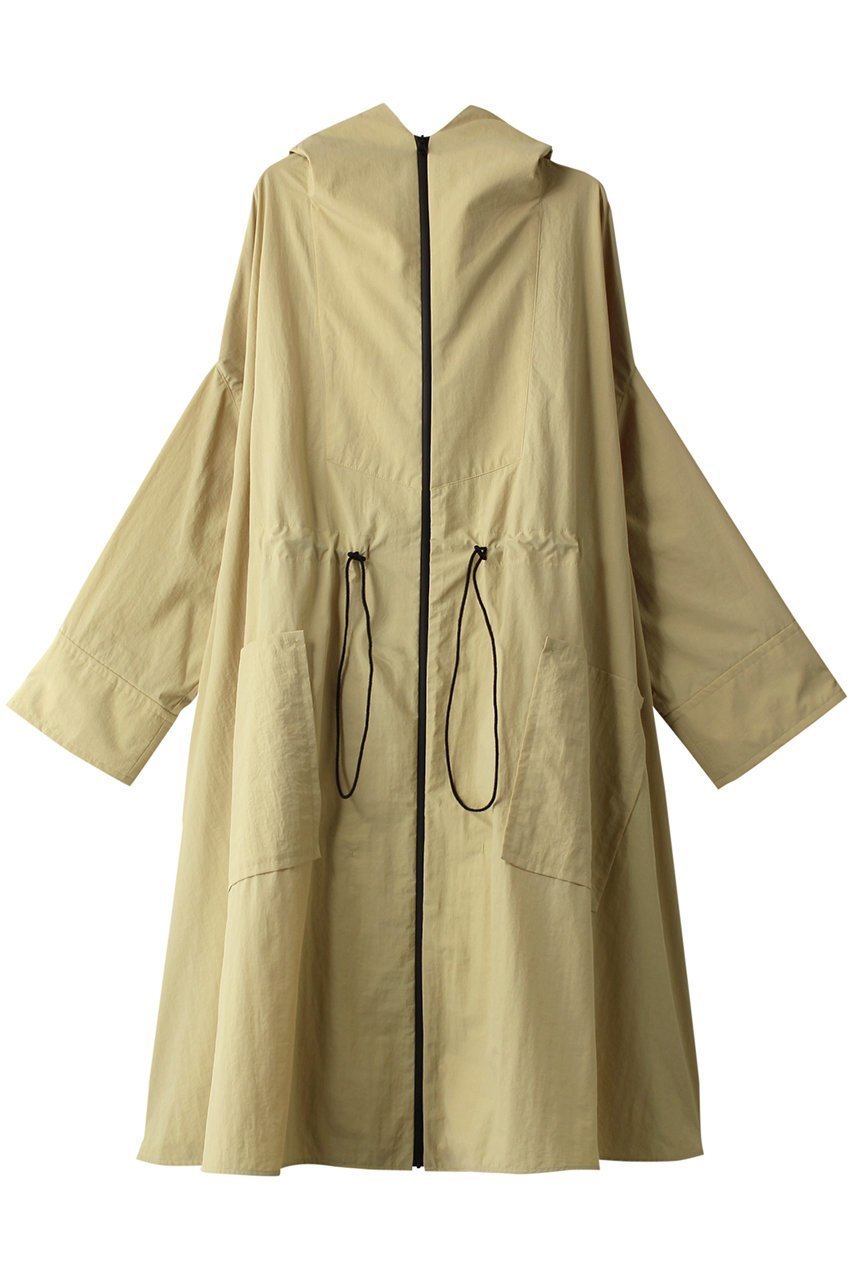 【ハウス オブ ロータス/HOUSE OF LOTUS】のAラインポンチョコート インテリア・キッズ・メンズ・レディースファッション・服の通販 founy(ファニー) 　ファッション　Fashion　レディースファッション　Fashion for Women　アウター　Coat / Outerwear Collection　コート・ロングコート・ピーコート　Long Coats, Peacoats & More　ポンチョ・ケープコート　Ponchos & Capes　アウトドア　Outdoor Clothing　ドローコード　Drawcord, Drawstring Cord　フォルム　Silhouette, Form　ポンチョ　Poncho, Cape Style　ロング　Long, Long-Length　ワッシャー　Washer, Crinkled Finish　イエロー|ID: prp329100004608789 ipo3291000000032949496