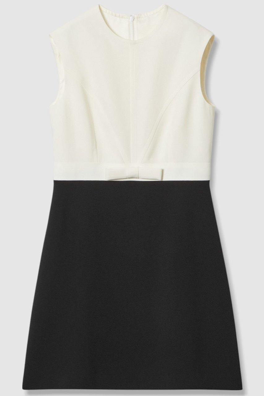 【アルアバイル/allureville】の【Loulou Willoughby】バイカラーリボンワンピース 人気、トレンドファッション・服の通販 founy(ファニー) 　ファッション　Fashion　レディースファッション　Fashion for Women　ワンピース　Dresses　チュニック　Tunic Tops & Dresses　おすすめ　Recommended / Our Picks　チュニック　Tunic, Long Top　リボン　Ribbon, Bow　エレガント 上品　Elegant　 other-1|ID: prp329100004608791 ipo3291000000035964065