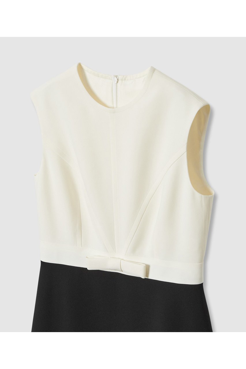 【アルアバイル/allureville】の【Loulou Willoughby】バイカラーリボンワンピース 人気、トレンドファッション・服の通販 founy(ファニー) 　ファッション　Fashion　レディースファッション　Fashion for Women　ワンピース　Dresses　チュニック　Tunic Tops & Dresses　おすすめ　Recommended / Our Picks　チュニック　Tunic, Long Top　リボン　Ribbon, Bow　エレガント 上品　Elegant　other-3|ID: prp329100004608791 ipo3291000000035964068