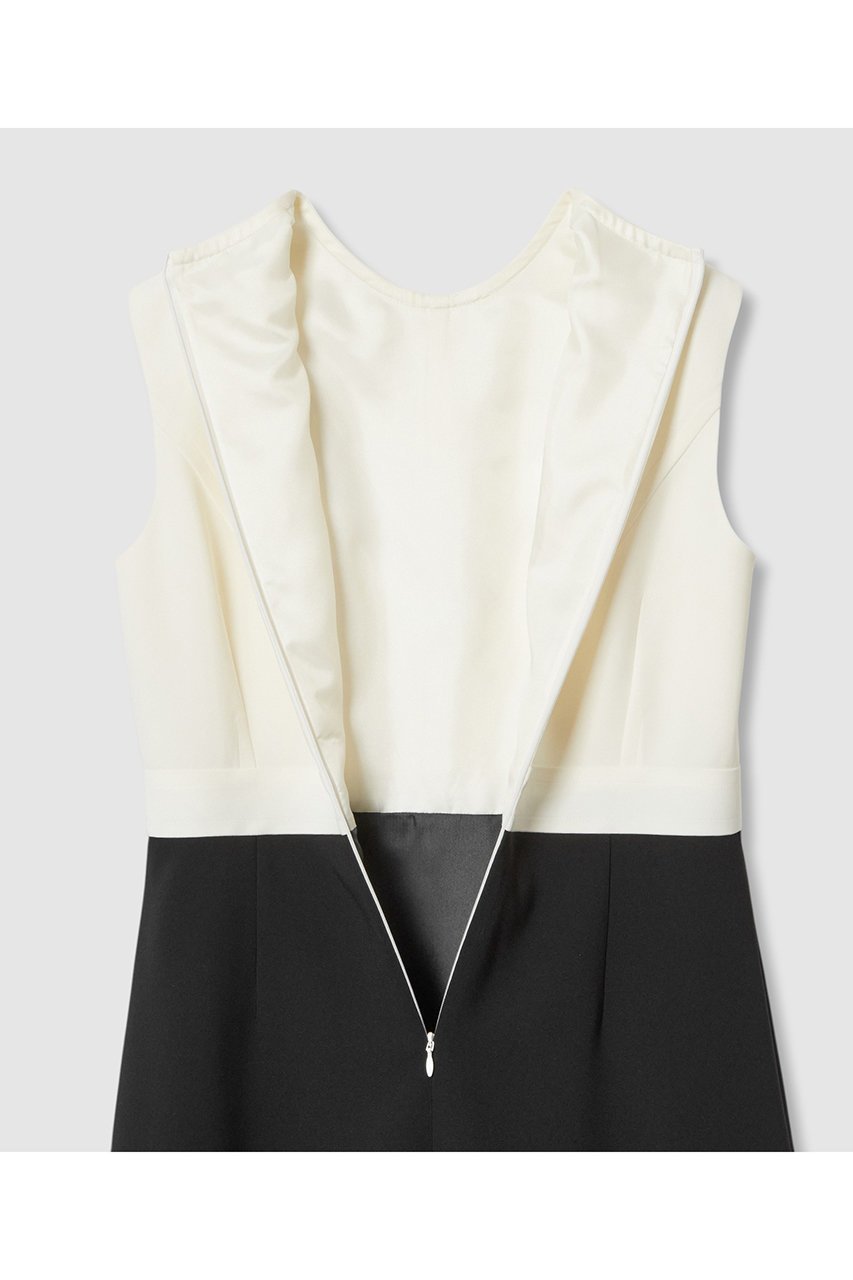 【アルアバイル/allureville】の【Loulou Willoughby】バイカラーリボンワンピース 人気、トレンドファッション・服の通販 founy(ファニー) 　ファッション　Fashion　レディースファッション　Fashion for Women　ワンピース　Dresses　チュニック　Tunic Tops & Dresses　おすすめ　Recommended / Our Picks　チュニック　Tunic, Long Top　リボン　Ribbon, Bow　エレガント 上品　Elegant　other-4|ID: prp329100004608791 ipo3291000000035964069