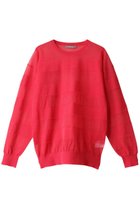 【エリオポール/heliopole】のシアーボーダークルーネックニット レッド|ID: prp329100004608792 ipo3291000000035637478