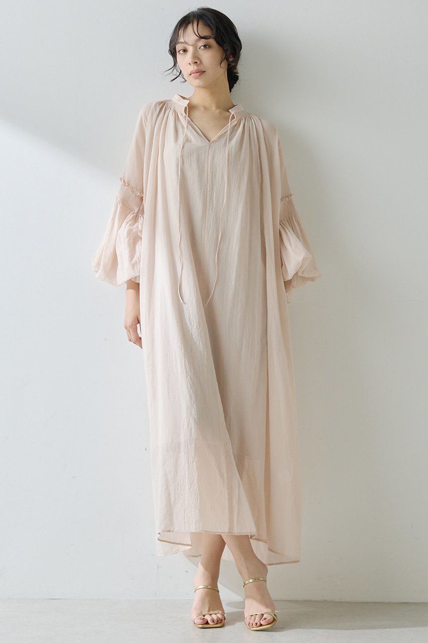 【ウィムガゼット/Whim Gazette】のコットンシフォンワンピース インテリア・キッズ・メンズ・レディースファッション・服の通販 founy(ファニー) ファッション Fashion レディースファッション Fashion for Women ワンピース Dresses チュニック Tunic Tops & Dresses ギャザー Gathered, Ruffled シフォン Chiffon, Lightweight Fabric チュニック Tunic, Long Top ハイネック High Neck, Mock Neck フェミニン Feminine, Girly フレア Flare, Flared ベビー Baby, Babywear ロング Long, Long-Length 長袖 Long Sleeve, Full Sleeve ベビーピンク|ID: prp329100004608794 ipo3291000000035740400