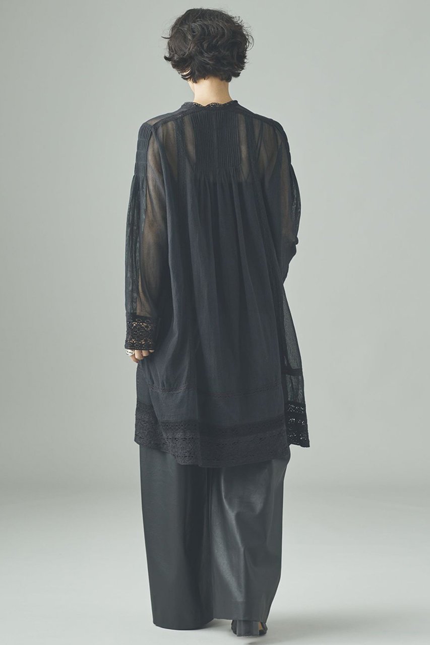 【カレンソロジー/Curensology】のコットンメッシュブラウス 人気、トレンドファッション・服の通販 founy(ファニー) 　ファッション　Fashion　レディースファッション　Fashion for Women　トップス・カットソー　Cut & Sew Tops　シャツ・ブラウス・オフィスカジュアル　Elegant Blouses & Button-Ups　おすすめ　Recommended / Our Picks　インド　Indian Textile　インナー　Innerwear　サテン　Satin, Glossy Fabric　スリーブ　Sleeve, Long Sleeve / Short Sleeve　バランス　Balance, Style Balance　フリル　Frill, Ruffle　メッシュ　Mesh, Net Fabric　ロング　Long, Long-Length　新作・新入荷　New Arrivals / New In　other-7|ID: prp329100004608802 ipo3291000000032949857