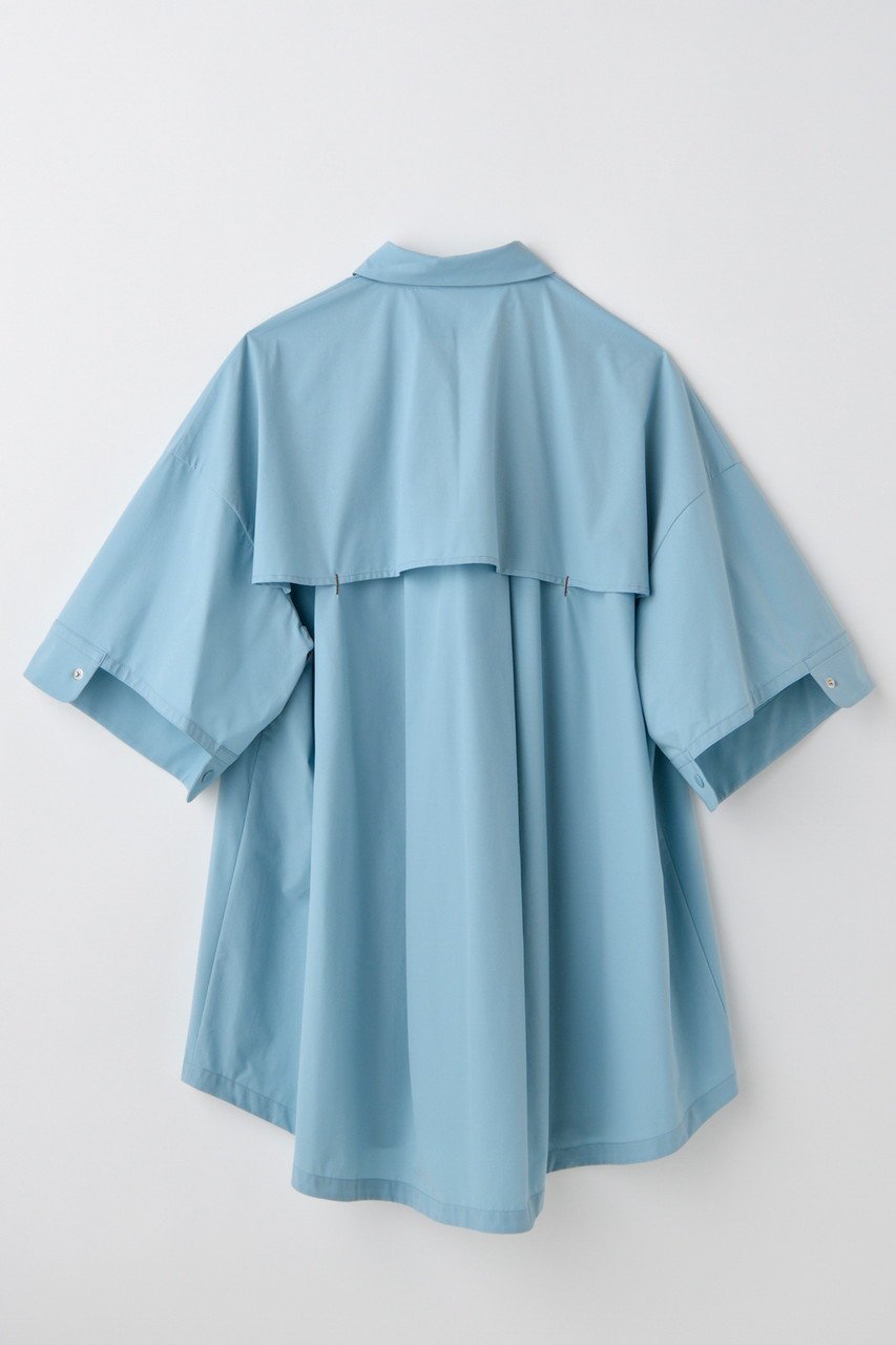 【ナゴンスタンス/nagonstans】のteck shirt /シャツ 人気、トレンドファッション・服の通販 founy(ファニー) 　ファッション　Fashion　レディースファッション　Fashion for Women　トップス・カットソー　Cut & Sew Tops　シャツ・ブラウス・オフィスカジュアル　Elegant Blouses & Button-Ups　ショート　Short, Short Length　スポーティ　Sporty, Casual Athletic　スリーブ　Sleeve, Long Sleeve / Short Sleeve　フロント　Front, Front Design　other-2|ID: prp329100004608804 ipo3291000000032949886