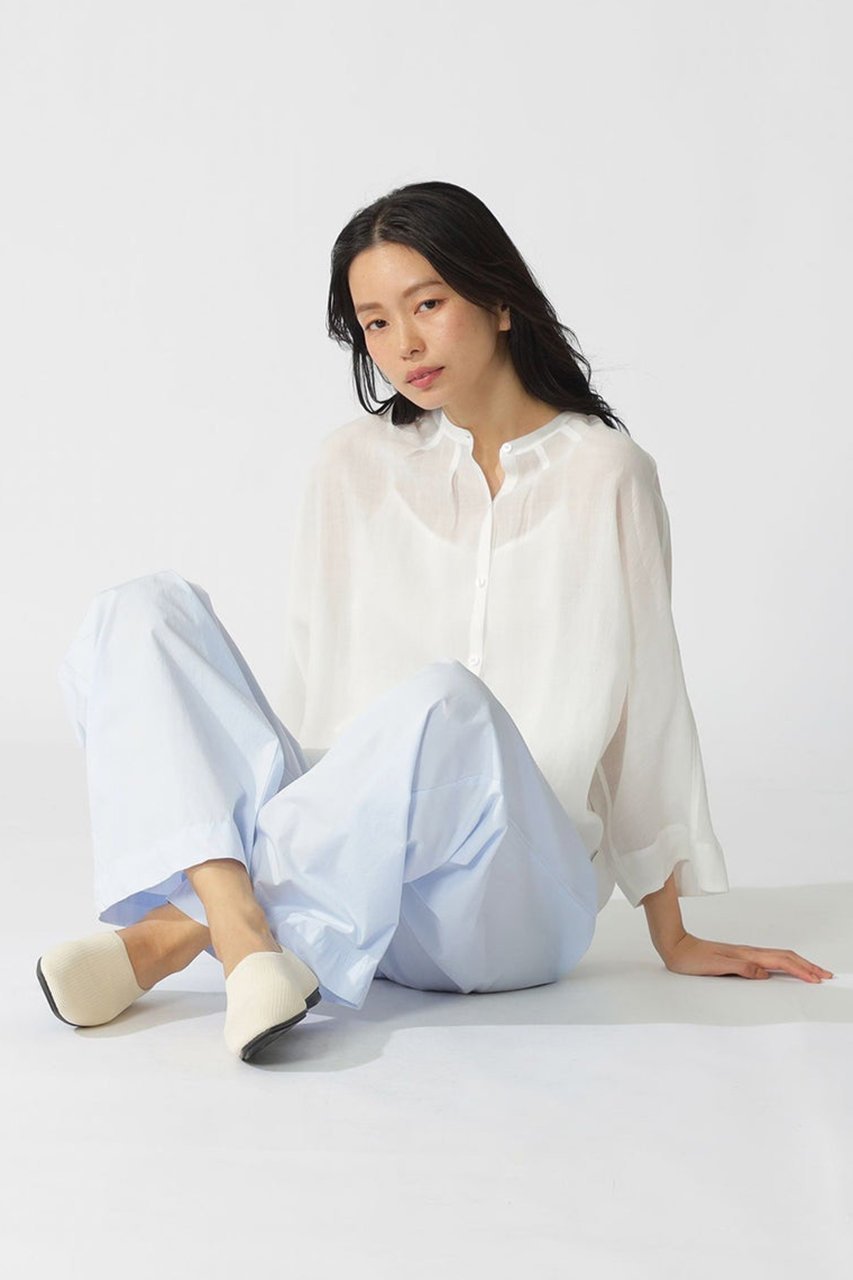 【エコアルフ/ECOALF】のTAMARA シャツ / TAMARA SHIRT WOMAN 人気、トレンドファッション・服の通販 founy(ファニー) 　ファッション　Fashion　レディースファッション　Fashion for Women　トップス・カットソー　Cut & Sew Tops　シャツ・ブラウス・オフィスカジュアル　Elegant Blouses & Button-Ups　なめらか　Smooth, Silky Texture　ギャザー　Gathered, Ruffled　コンパクト　Compact, Small Size　ショート　Short, Short Length　スリーブ　Sleeve, Long Sleeve / Short Sleeve　トレンド　Trend, Trending Now　フィット　Fit, Slim Fit　リラックス　Relax, Relaxed Fit　ロールアップ　Roll-Up, Cuffed Hem　夏　Summer　other-2|ID: prp329100004608817 ipo3291000000036076330