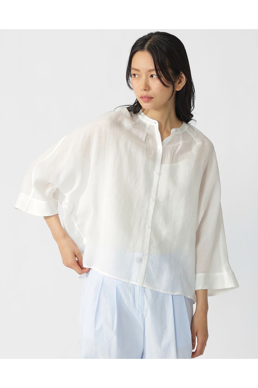 【エコアルフ/ECOALF】のTAMARA シャツ / TAMARA SHIRT WOMAN 人気、トレンドファッション・服の通販 founy(ファニー) 　ファッション　Fashion　レディースファッション　Fashion for Women　トップス・カットソー　Cut & Sew Tops　シャツ・ブラウス・オフィスカジュアル　Elegant Blouses & Button-Ups　なめらか　Smooth, Silky Texture　ギャザー　Gathered, Ruffled　コンパクト　Compact, Small Size　ショート　Short, Short Length　スリーブ　Sleeve, Long Sleeve / Short Sleeve　トレンド　Trend, Trending Now　フィット　Fit, Slim Fit　リラックス　Relax, Relaxed Fit　ロールアップ　Roll-Up, Cuffed Hem　夏　Summer　other-3|ID: prp329100004608817 ipo3291000000036076331