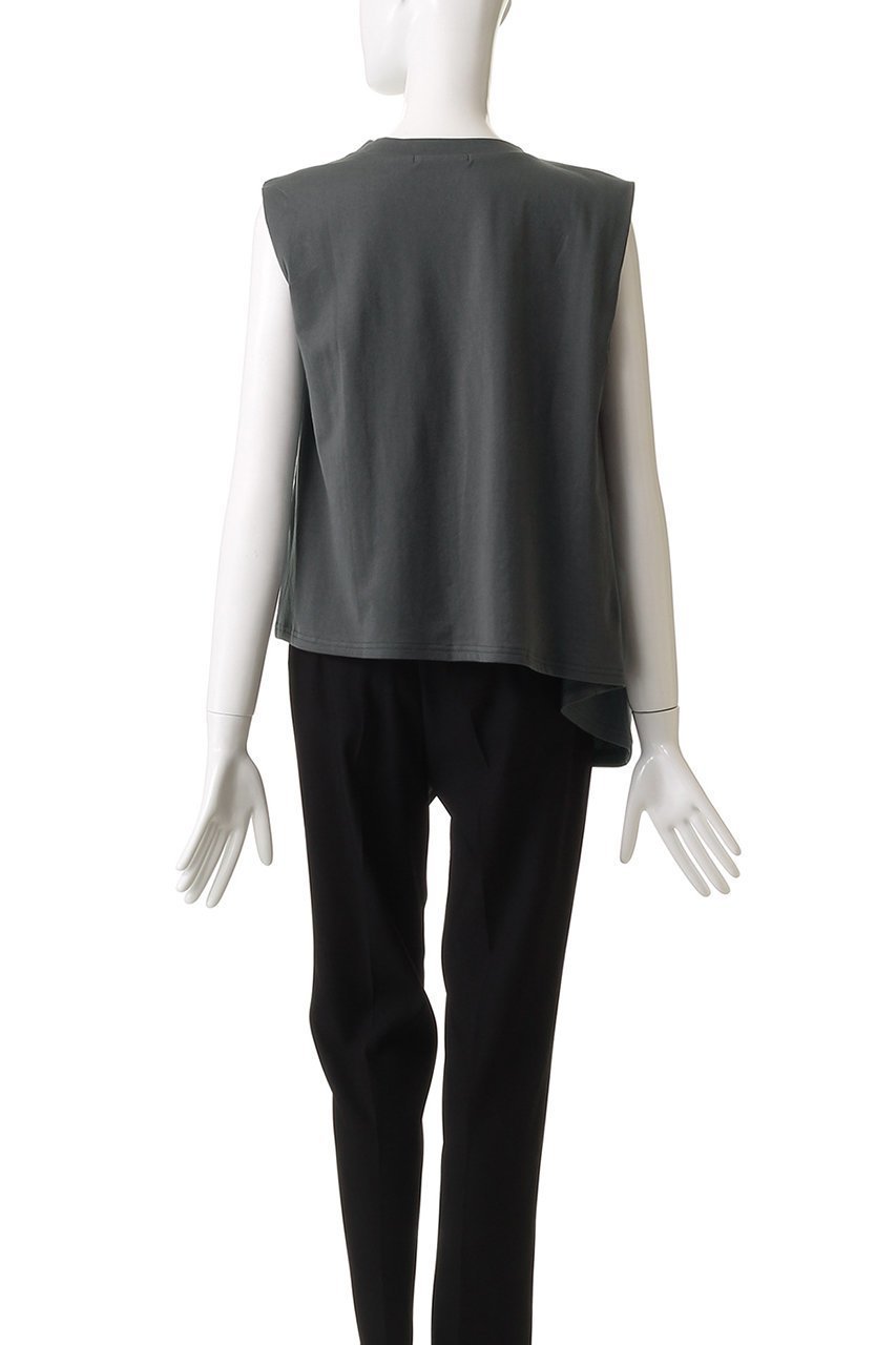 【ミズイロ インド/mizuiro ind】のc/neck asymmetry PO プルオーバー 人気、トレンドファッション・服の通販 founy(ファニー) 　ファッション　Fashion　レディースファッション　Fashion for Women　トップス・カットソー　Cut & Sew Tops　キャミソール&ノースリーブ　Camisoles & Sleeveless Tops　シャツ・ブラウス・オフィスカジュアル　Elegant Blouses & Button-Ups　カジュアルプルオーバー・ニットトップス　Pullovers & Knit Tops / Casual Pullovers　カットソー　Cut and Sewn Top　ノースリーブ　Sleeveless, No-Sleeve　新作・新入荷　New Arrivals / New In　other-4|ID: prp329100004608820 ipo3291000000032950351