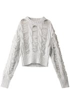 【プランク プロジェクト/PRANK PROJECT】のラメケーブルニットプルオーバー / Lame Cable Knit Pullover 人気、トレンドファッション・服の通販 founy(ファニー) ファッション Fashion レディースファッション Fashion for Women トップス・カットソー Cut & Sew Tops ニット Knit Tops & Sweaters カジュアルプルオーバー・ニットトップス Pullovers & Knit Tops / Casual Pullovers おすすめ Recommended / Our Picks バランス Balance, Style Balance thumbnail WHT(ホワイト)|ID: prp329100004608822 ipo3291000000036029951