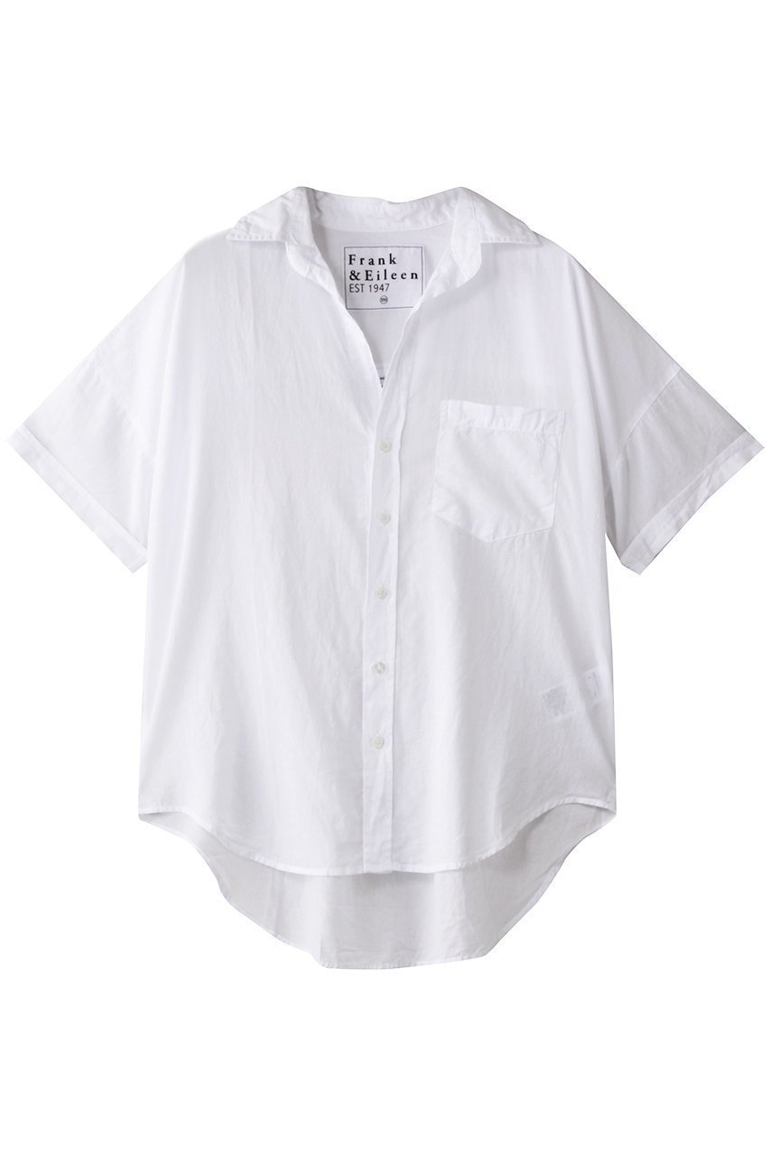 【フランク&アイリーン/Frank&Eileen】のROSE オーガニックボイル 半袖シャツ 人気、トレンドファッション・服の通販 founy(ファニー) 　ファッション　Fashion　レディースファッション　Fashion for Women　トップス・カットソー　Cut & Sew Tops　シャツ・ブラウス・オフィスカジュアル　Elegant Blouses & Button-Ups　サマー　Summer, Summer Style　ショート　Short, Short Length　スリーブ　Sleeve, Long Sleeve / Short Sleeve　ボトム　Bottoms, Lower Wear　半袖　Short Sleeve, Half Sleeve　定番　Standard, Basic Item　新作・新入荷　New Arrivals / New In　 other-1|ID: prp329100004608825 ipo3291000000032950393