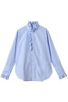 【ニアー ニッポン/near.nippon】のフリルシャツ サックス|ID:prp329100004608826