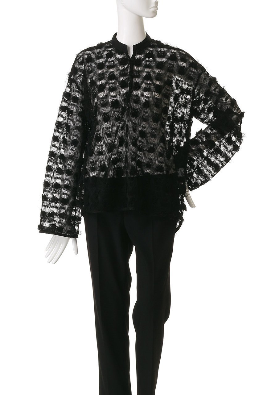 【ニアー ニッポン/near.nippon】のポップコーンレース ブラウス 人気、トレンドファッション・服の通販 founy(ファニー) 　ファッション　Fashion　レディースファッション　Fashion for Women　トップス・カットソー　Cut & Sew Tops　シャツ・ブラウス・オフィスカジュアル　Elegant Blouses & Button-Ups　インナー　Innerwear　キャミソール　Camisole, Spaghetti Strap Top　シアー　Sheer, See-Through　ジャケット　Jacket, Outerwear　スラックス　Slacks, Dress Pants　スリーブ　Sleeve, Long Sleeve / Short Sleeve　ドレープ　Drape, Draping Fabric　ビスチェ　Bustier, Corset Top　フロント　Front, Front Design　ボトム　Bottoms, Lower Wear　リラックス　Relax, Relaxed Fit　レース　Lace, Lace Fabric　ロング　Long, Long-Length　A/W・秋冬　Autumn/Winter　エレガント 上品　Elegant　2025年　2025　2025-2026秋冬・A/W　Autumn/Winter 2025–26 AW25–26　other-2|ID: prp329100004608827 ipo3291000000032950499