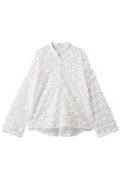 【ニアー ニッポン/near.nippon】のポップコーンレース ブラウス 人気、トレンドファッション・服の通販 founy(ファニー) ファッション Fashion レディースファッション Fashion for Women トップス・カットソー Cut & Sew Tops シャツ・ブラウス・オフィスカジュアル Elegant Blouses & Button-Ups インナー Innerwear キャミソール Camisole, Spaghetti Strap Top シアー Sheer, See-Through ジャケット Jacket, Outerwear スラックス Slacks, Dress Pants スリーブ Sleeve, Long Sleeve / Short Sleeve ドレープ Drape, Draping Fabric ビスチェ Bustier, Corset Top フロント Front, Front Design ボトム Bottoms, Lower Wear リラックス Relax, Relaxed Fit レース Lace, Lace Fabric ロング Long, Long-Length エレガント 上品 Elegant |ID:prp329100004608827