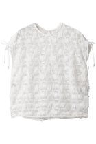 【ニアー ニッポン/near.nippon】のポップコーンレースドロスト トップス ホワイト|ID: prp329100004608828 ipo3291000000035136111