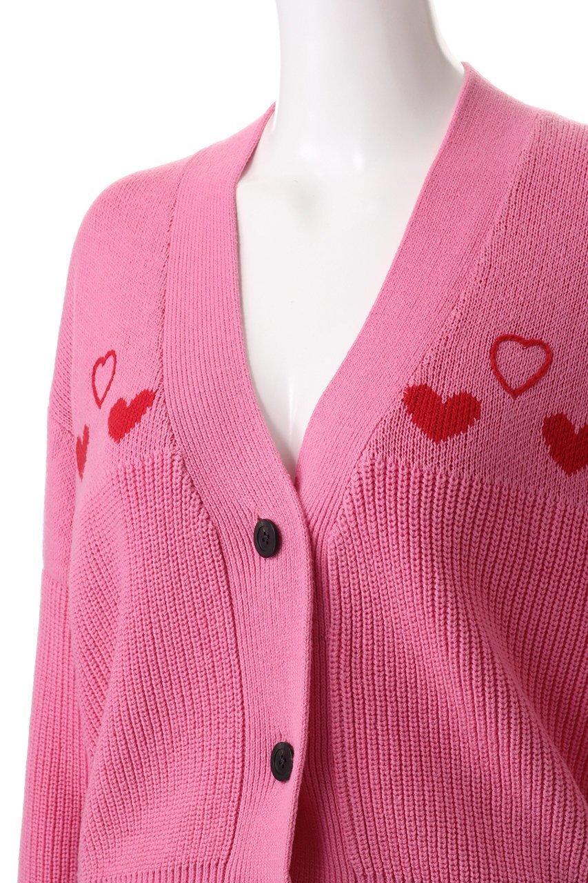 【メゾンスペシャル/MAISON SPECIAL】のHeart Jacquard Short Length Knit Cardigan/ハートジャガードショートニットカーディガン 人気、トレンドファッション・服の通販 founy(ファニー) 　ファッション　Fashion　レディースファッション　Fashion for Women　トップス・カットソー　Cut & Sew Tops　ニット　Knit Tops & Sweaters　カーディガン・羽織り　Layered Style Cardigans　アクリル　Acrylic Material　カーディガン　Cardigan, Knitwear　キャミソール　Camisole, Spaghetti Strap Top　コンパクト　Compact, Small Size　タンク　Tank Top, Sleeveless Top　チェーン　Chain, Chain Strap　モチーフ　Motif, Design Theme　羽織　Haori, Light Jacket　other-5|ID: prp329100004608830 ipo3291000000032950591