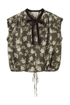 【ルール ロジェット/leur logette】のルームズフラワープリントキュプラブラウス ブラウン|ID:prp329100004608831
