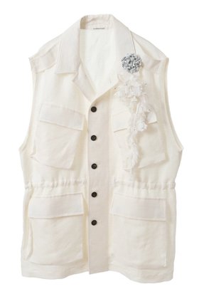 【カレンテージ/CURRENTAGE】のジレ 人気、トレンドファッション・服の通販 founy(ファニー) ファッション Fashion レディースファッション Fashion for Women アウター Coat / Outerwear Collection レディースジャケット・軽アウター Jackets エレガント 上品 Elegant カットオフ Cut-Off Design クラシック Classic, Timeless Style ジャケット Jacket, Outerwear ベスト Vest, Waistcoat ミリタリー Military, Army Style モダン Modern, Contemporary リネン Linen, Linen Fabric ヴィンテージ Vintage Style |ID:prp329100004608832