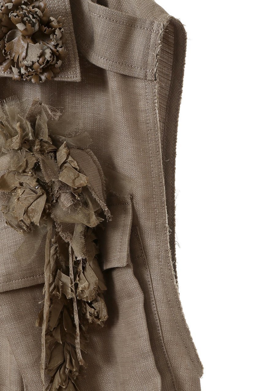 【カレンテージ/CURRENTAGE】のジレ 人気、トレンドファッション・服の通販 founy(ファニー) 　ファッション　Fashion　レディースファッション　Fashion for Women　アウター　Coat / Outerwear Collection　レディースジャケット・軽アウター　Jackets　エレガント 上品　Elegant　カットオフ　Cut-Off Design　クラシック　Classic, Timeless Style　ジャケット　Jacket, Outerwear　ベスト　Vest, Waistcoat　ミリタリー　Military, Army Style　モダン　Modern, Contemporary　リネン　Linen, Linen Fabric　ヴィンテージ　Vintage Style　other-4|ID: prp329100004608832 ipo3291000000032950651
