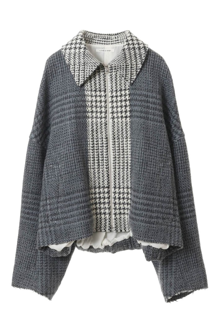【マルティニーク/martinique】の【CURRENTAGE】Coated Tweedハリントンジャケット インテリア・キッズ・メンズ・レディースファッション・服の通販 founy(ファニー) https://founy.com/ ファッション Fashion レディースファッション Fashion for Women アウター Coat / Outerwear Collection コート・ロングコート・ピーコート Long Coats, Peacoats & More レディースジャケット・軽アウター Jackets クラシック Classic, Timeless Style クール Cool, Chic ショート Short, Short Length ジャケット Jacket, Outerwear スタンダード Standard, Basic スポーツ Sports, Activewear ツイード／ツィード Choker, Choker Necklace フロント Front, Front Design プリント Print, Printed Pattern モダン Modern, Contemporary ヴィンテージ Vintage Style |ID: prp329100004608833 ipo3291000000032950675