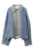 【マルティニーク/martinique】の【CURRENTAGE】Coated Tweedハリントンジャケット サックス|ID: prp329100004608833 ipo3291000000032950699