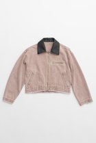 【プランク プロジェクト/PRANK PROJECT】のレザーカラーデニムブルゾン / Leather Collar Denim Blouson PNK(ピンク)|ID: prp329100004608835 ipo3291000000032950898