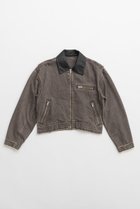 【プランク プロジェクト/PRANK PROJECT】のレザーカラーデニムブルゾン / Leather Collar Denim Blouson BRN(ブラウン)|ID: prp329100004608835 ipo3291000000035781721