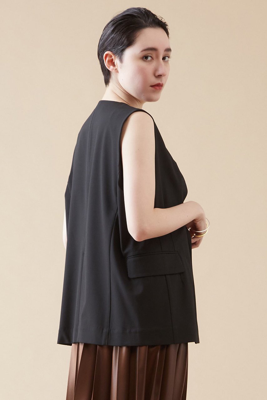 【マルティニーク/martinique】のストレッチジレ(セットアップ可) 人気、トレンドファッション・服の通販 founy(ファニー) 　ファッション　Fashion　レディースファッション　Fashion for Women　アウター　Coat / Outerwear Collection　レディースジャケット・軽アウター　Jackets　おすすめ　Recommended / Our Picks　シェイプ　Shape, Slim Fit　ジャケット　Jacket, Outerwear　ストレッチ　Stretch, Stretchy Fabric　セットアップ　Set-Up, Coordinated Outfit　ベスト　Vest, Waistcoat　秋　Autumn　other-2|ID: prp329100004608837 ipo3291000000032951066