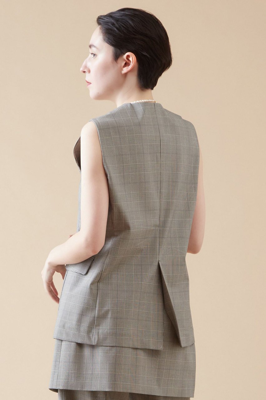 【マルティニーク/martinique】のストレッチジレ(セットアップ可) 人気、トレンドファッション・服の通販 founy(ファニー) 　ファッション　Fashion　レディースファッション　Fashion for Women　アウター　Coat / Outerwear Collection　レディースジャケット・軽アウター　Jackets　おすすめ　Recommended / Our Picks　シェイプ　Shape, Slim Fit　ジャケット　Jacket, Outerwear　ストレッチ　Stretch, Stretchy Fabric　セットアップ　Set-Up, Coordinated Outfit　ベスト　Vest, Waistcoat　秋　Autumn　other-3|ID: prp329100004608837 ipo3291000000035898708