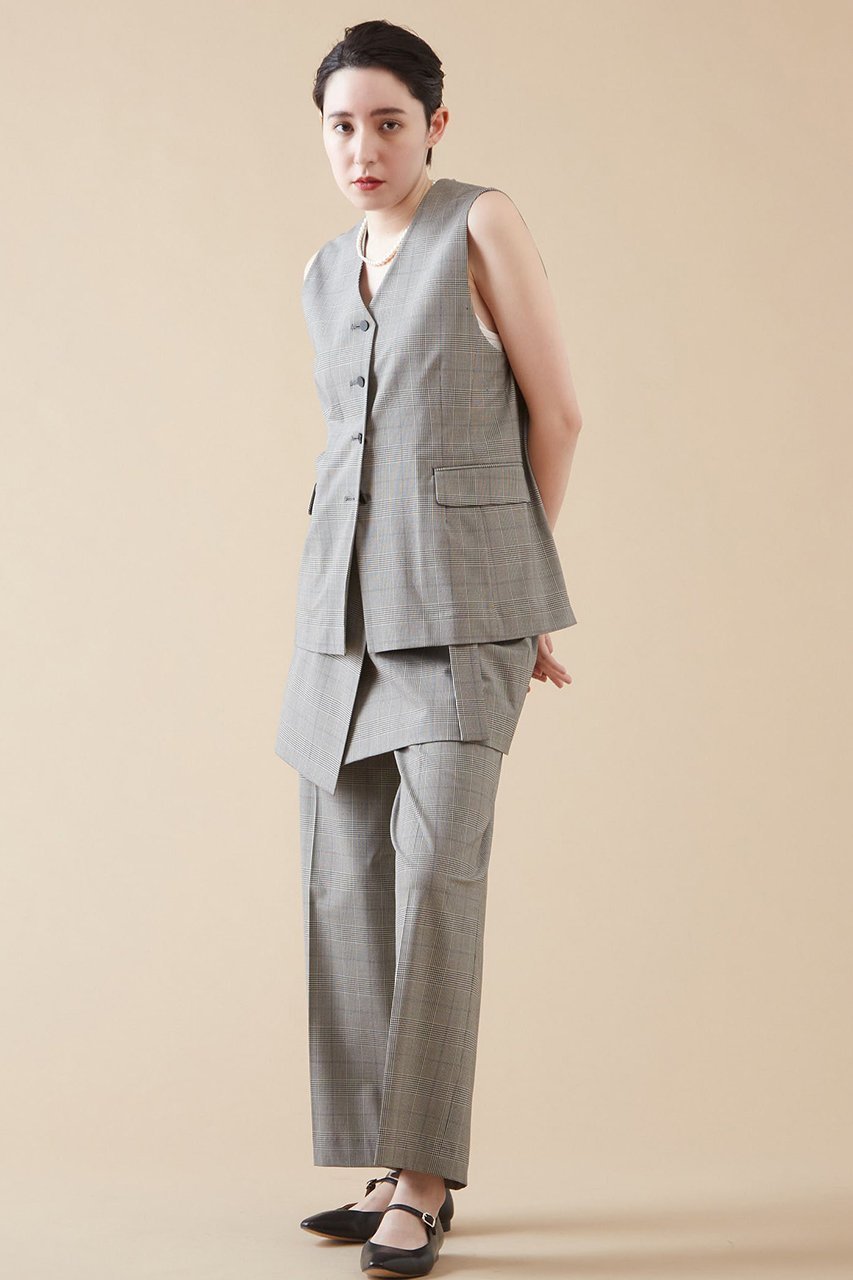 【マルティニーク/martinique】のストレッチジレ(セットアップ可) 人気、トレンドファッション・服の通販 founy(ファニー) 　ファッション　Fashion　レディースファッション　Fashion for Women　アウター　Coat / Outerwear Collection　レディースジャケット・軽アウター　Jackets　おすすめ　Recommended / Our Picks　シェイプ　Shape, Slim Fit　ジャケット　Jacket, Outerwear　ストレッチ　Stretch, Stretchy Fabric　セットアップ　Set-Up, Coordinated Outfit　ベスト　Vest, Waistcoat　秋　Autumn　other-4|ID: prp329100004608837 ipo3291000000035898709