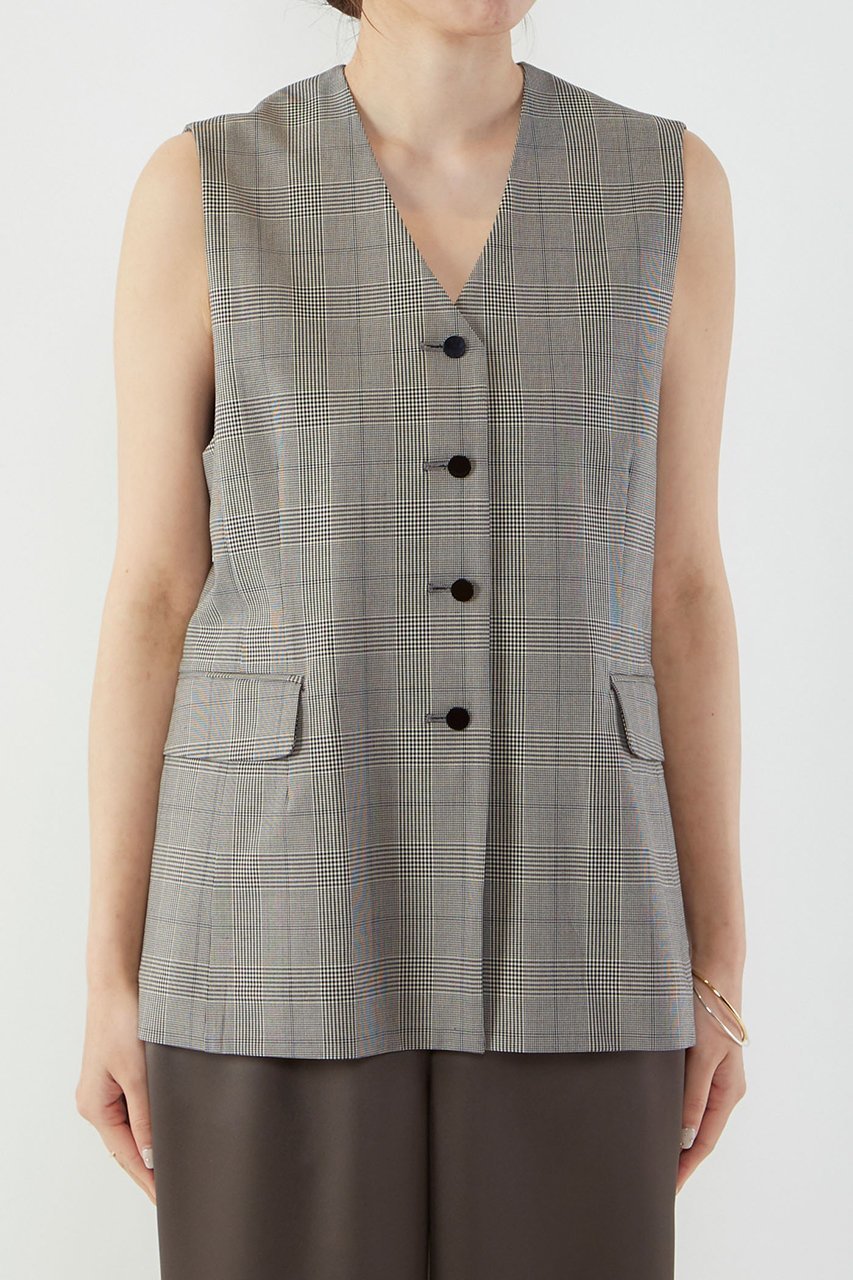 【マルティニーク/martinique】のストレッチジレ(セットアップ可) 人気、トレンドファッション・服の通販 founy(ファニー) 　ファッション　Fashion　レディースファッション　Fashion for Women　アウター　Coat / Outerwear Collection　レディースジャケット・軽アウター　Jackets　おすすめ　Recommended / Our Picks　シェイプ　Shape, Slim Fit　ジャケット　Jacket, Outerwear　ストレッチ　Stretch, Stretchy Fabric　セットアップ　Set-Up, Coordinated Outfit　ベスト　Vest, Waistcoat　秋　Autumn　other-5|ID: prp329100004608837 ipo3291000000035898710