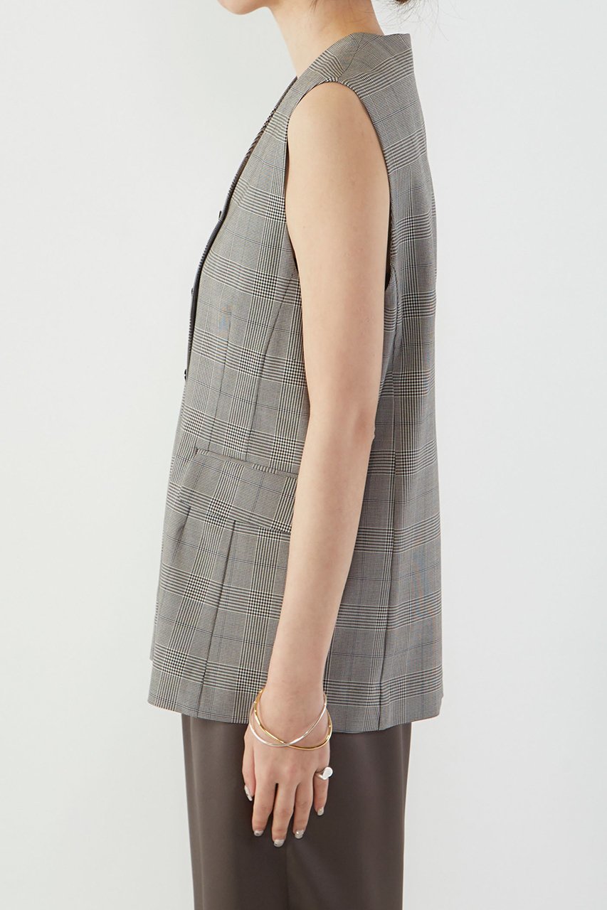 【マルティニーク/martinique】のストレッチジレ(セットアップ可) 人気、トレンドファッション・服の通販 founy(ファニー) 　ファッション　Fashion　レディースファッション　Fashion for Women　アウター　Coat / Outerwear Collection　レディースジャケット・軽アウター　Jackets　おすすめ　Recommended / Our Picks　シェイプ　Shape, Slim Fit　ジャケット　Jacket, Outerwear　ストレッチ　Stretch, Stretchy Fabric　セットアップ　Set-Up, Coordinated Outfit　ベスト　Vest, Waistcoat　秋　Autumn　other-6|ID: prp329100004608837 ipo3291000000035898712