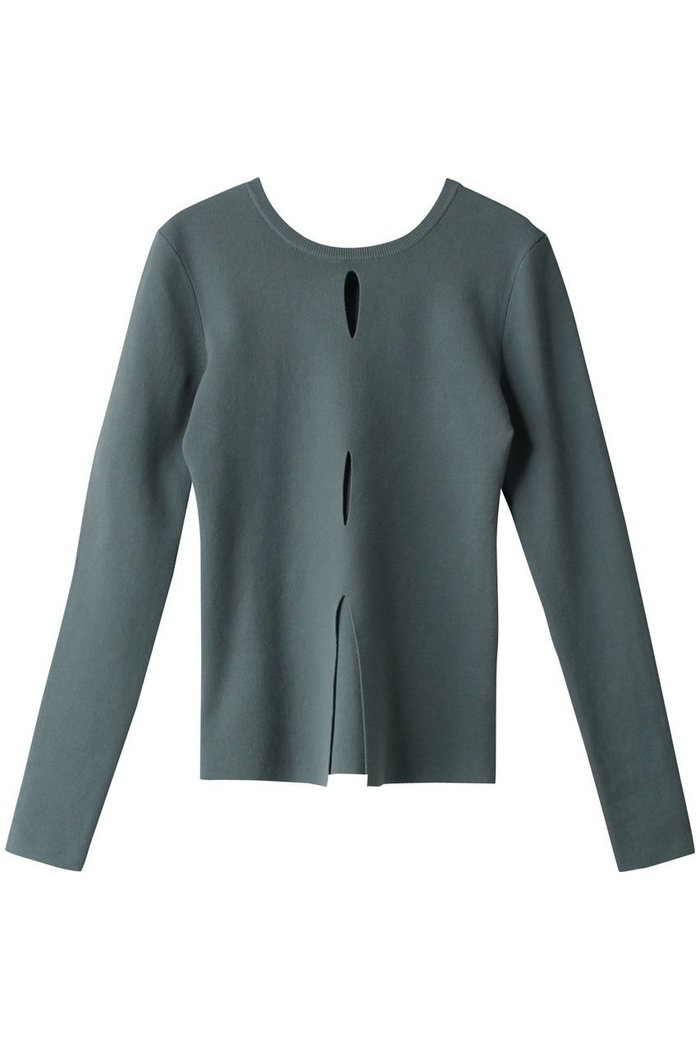 【クラネ/CLANE】のW FACE HOLE KNIT TOPS/トップス インテリア・キッズ・メンズ・レディースファッション・服の通販 founy(ファニー) https://founy.com/ ファッション Fashion レディースファッション Fashion for Women トップス・カットソー Cut & Sew Tops ニット Knit Tops & Sweaters カジュアルプルオーバー・ニットトップス Pullovers & Knit Tops / Casual Pullovers シンプル Simple, Minimal フレア Flare, Flared フロント Front, Front Design |ID: prp329100004608840 ipo3291000000032951127