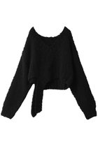 【プランク プロジェクト/PRANK PROJECT】のVネックスラブショートニット/V-neck Slab Short Knit BLK(ブラック)|ID: prp329100004608843 ipo3291000000032951219