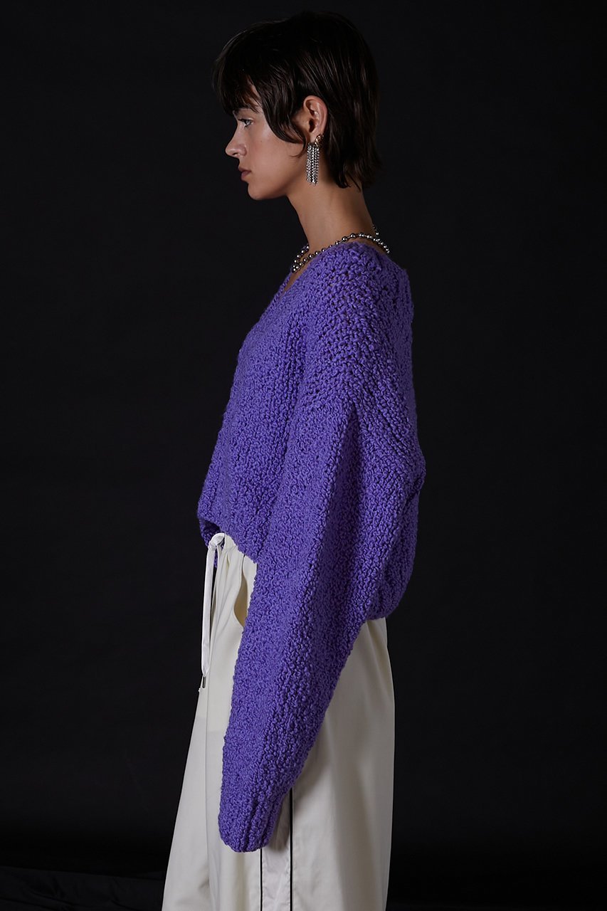 【プランク プロジェクト/PRANK PROJECT】のVネックスラブショートニット/V-neck Slab Short Knit 人気、トレンドファッション・服の通販 founy(ファニー) 　ファッション　Fashion　レディースファッション　Fashion for Women　トップス・カットソー　Cut & Sew Tops　ニット　Knit Tops & Sweaters　カジュアルプルオーバー・ニットトップス　Pullovers & Knit Tops / Casual Pullovers　Vネックトップス　V-Neck Tops / V-Cut Neckline Shirts　おすすめ　Recommended / Our Picks　インナー　Innerwear　手編み　Hand-Knitted, Handmade Knit　other-7|ID: prp329100004608843 ipo3291000000032951252
