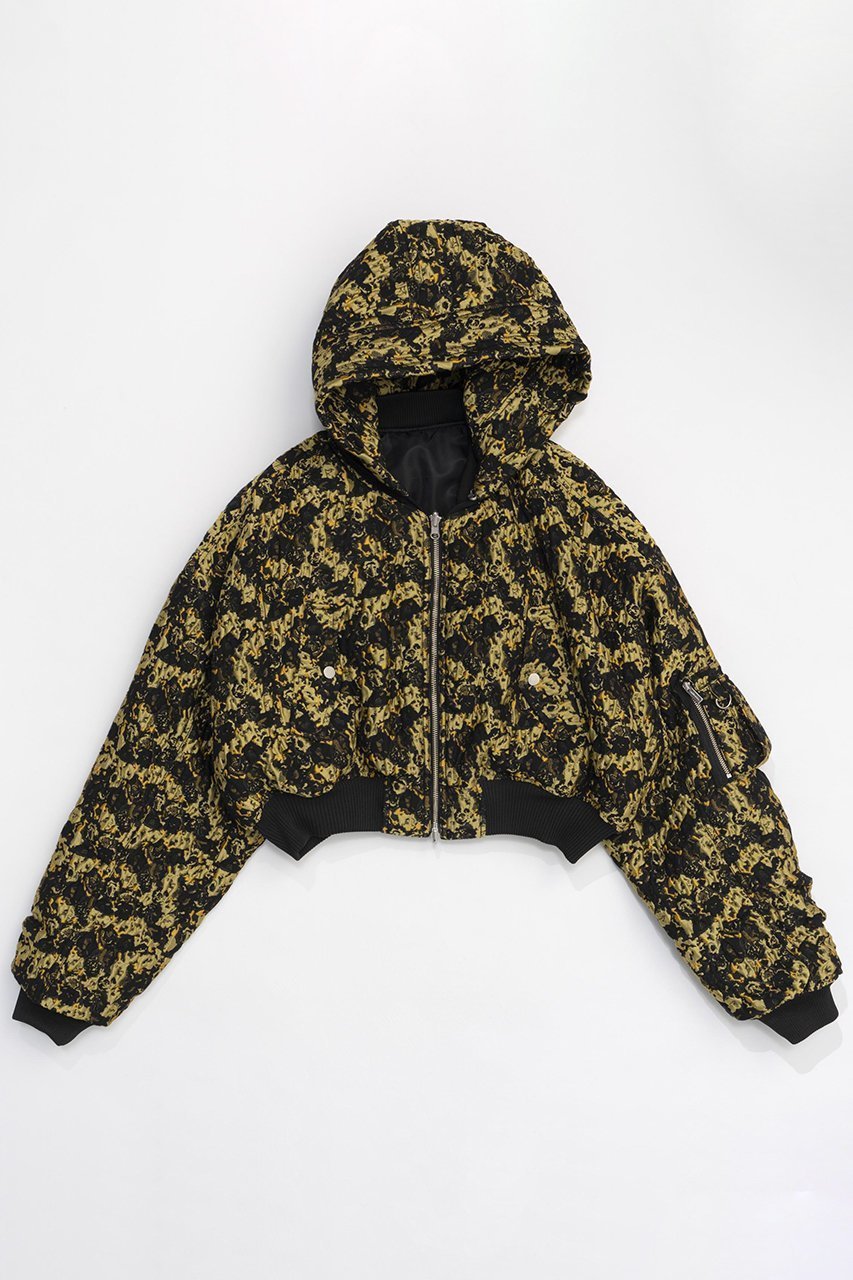 【メゾンスペシャル/MAISON SPECIAL】のMultiway Jacquard Short Length MA-1/マルチウェイジャガードショートMA-1 インテリア・キッズ・メンズ・レディースファッション・服の通販 founy(ファニー) 　ファッション　Fashion　レディースファッション　Fashion for Women　アウター　Coat / Outerwear Collection　レディースジャケット・軽アウター　Jackets　ブルゾンジャケット・スポーティアウター　Blouson Jackets　MA-1ジャケット　MA-1 Bomber Jackets / Flight Jackets　インナー　Innerwear　ガーリー　Girly, Feminine Style　ショート　Short, Short Length　ジャケット　Jacket, Outerwear　人気　Popular, Best Seller　パターン　Pattern, Design Print　フラワー　Flower, Floral　ブルゾン　Blouson, Bomber Jacket　ラグジュアリー　Luxury, Elegant　レース　Lace, Lace Fabric　ロング　Long, Long-Length　おすすめ　Recommended / Our Picks　エレガント 上品　Elegant　YEL(イエロー)|ID: prp329100004608846 ipo3291000000035065652