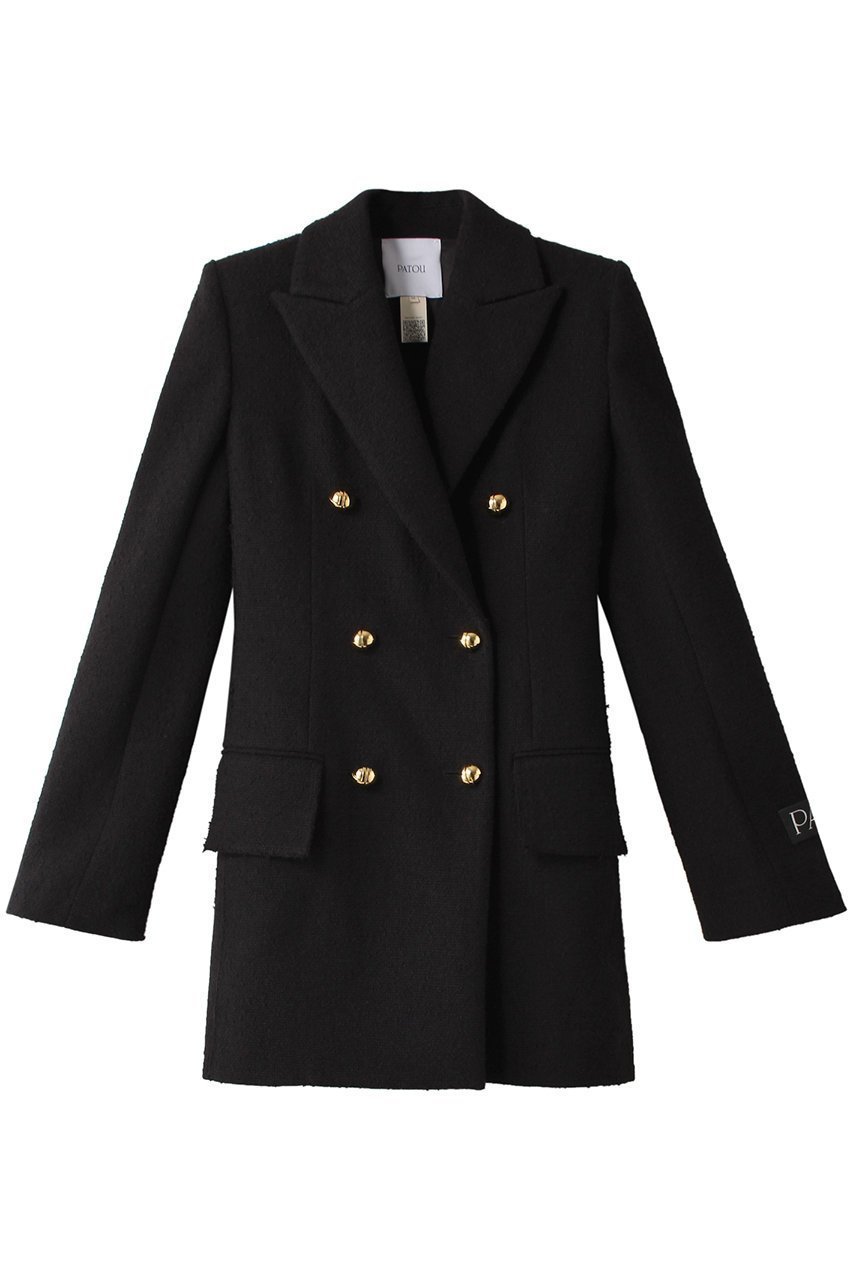【パトゥ/PATOU】のダブルブレストロングジャケット 人気、トレンドファッション・服の通販 founy(ファニー) 　ファッション　Fashion　レディースファッション　Fashion for Women　アウター　Coat / Outerwear Collection　レディースジャケット・軽アウター　Jackets　オケージョン　Occasion Wear　シンプル　Simple, Minimal　ジャケット　Jacket, Outerwear　ビジネス 仕事 通勤　Business / Work / Commuting　フォルム　Silhouette, Form　フォーマル　Formal, Dressy　ロング　Long, Long-Length　定番　Standard, Basic Item　 other-1|ID: prp329100004608849 ipo3291000000032951639