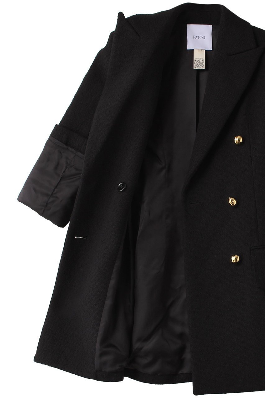 【パトゥ/PATOU】のダブルブレストロングジャケット 人気、トレンドファッション・服の通販 founy(ファニー) 　ファッション　Fashion　レディースファッション　Fashion for Women　アウター　Coat / Outerwear Collection　レディースジャケット・軽アウター　Jackets　オケージョン　Occasion Wear　シンプル　Simple, Minimal　ジャケット　Jacket, Outerwear　ビジネス 仕事 通勤　Business / Work / Commuting　フォルム　Silhouette, Form　フォーマル　Formal, Dressy　ロング　Long, Long-Length　定番　Standard, Basic Item　other-7|ID: prp329100004608849 ipo3291000000032951664