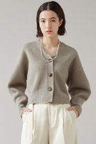 【マルティニーク/martinique】のカシミヤミックスウールカーディガン トープ|ID: prp329100004608850 ipo3291000000032951688