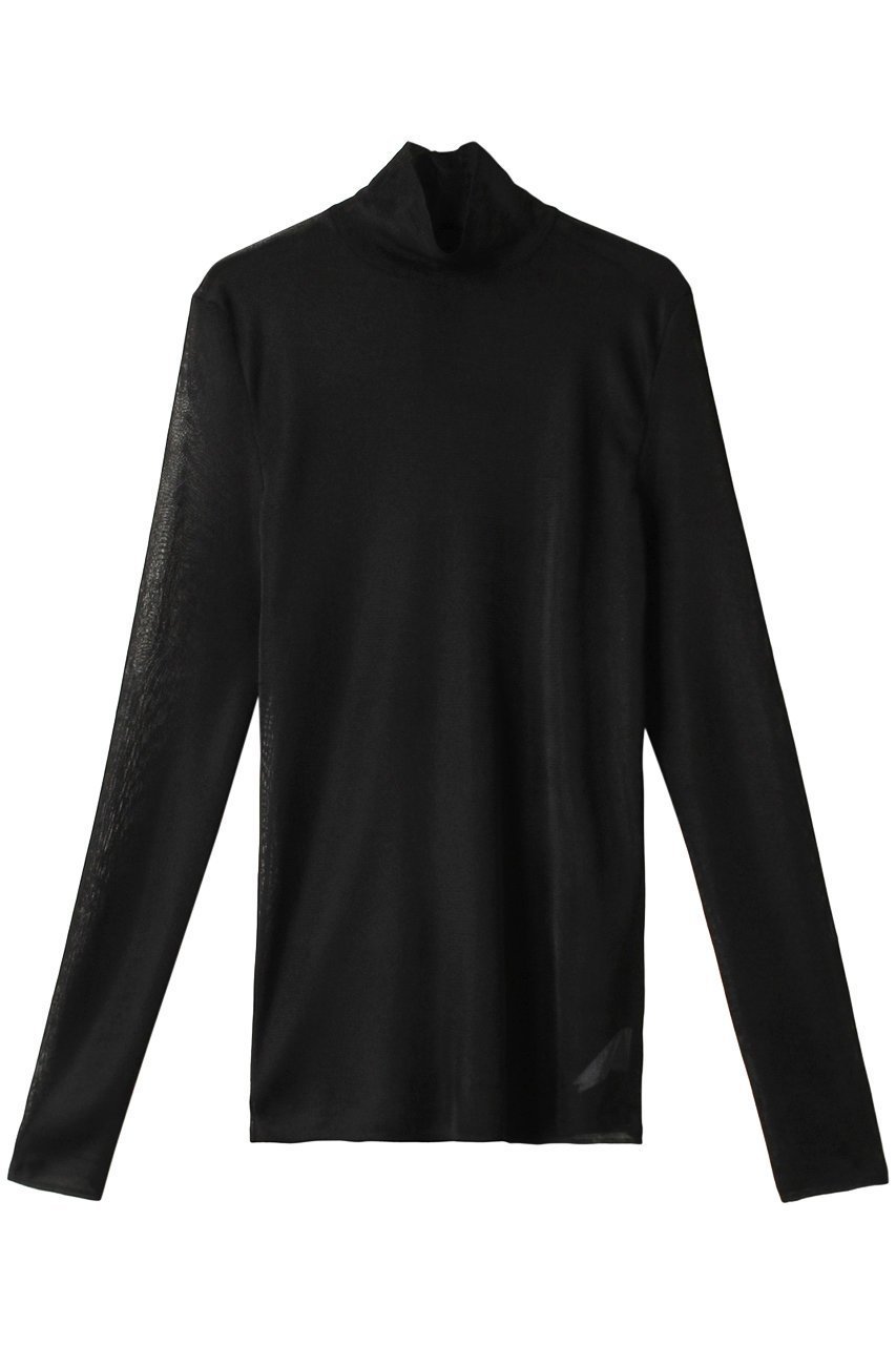 【マルティニーク/martinique】のシアーナイロンハイネックニット 人気、トレンドファッション・服の通販 founy(ファニー) 　ファッション　Fashion　レディースファッション　Fashion for Women　トップス・カットソー　Cut & Sew Tops　ニット　Knit Tops & Sweaters　カジュアルプルオーバー・ニットトップス　Pullovers & Knit Tops / Casual Pullovers　キャミソール　Camisole, Spaghetti Strap Top　シアー　Sheer, See-Through　シンプル　Simple, Minimal　トレンド　Trend, Trending Now　ビスチェ　Bustier, Corset Top　 other-1|ID: prp329100004608868 ipo3291000000032952342
