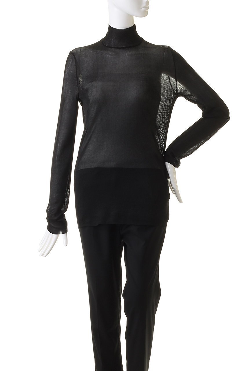 【マルティニーク/martinique】のシアーナイロンハイネックニット 人気、トレンドファッション・服の通販 founy(ファニー) 　ファッション　Fashion　レディースファッション　Fashion for Women　トップス・カットソー　Cut & Sew Tops　ニット　Knit Tops & Sweaters　カジュアルプルオーバー・ニットトップス　Pullovers & Knit Tops / Casual Pullovers　キャミソール　Camisole, Spaghetti Strap Top　シアー　Sheer, See-Through　シンプル　Simple, Minimal　トレンド　Trend, Trending Now　ビスチェ　Bustier, Corset Top　other-2|ID: prp329100004608868 ipo3291000000032952360